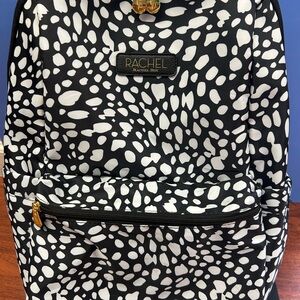 RACHEL Rachel Roy Black and White Patterned Backpack